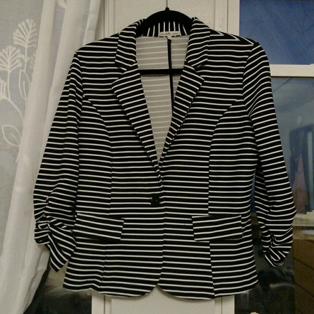 Casual Blazer Striped